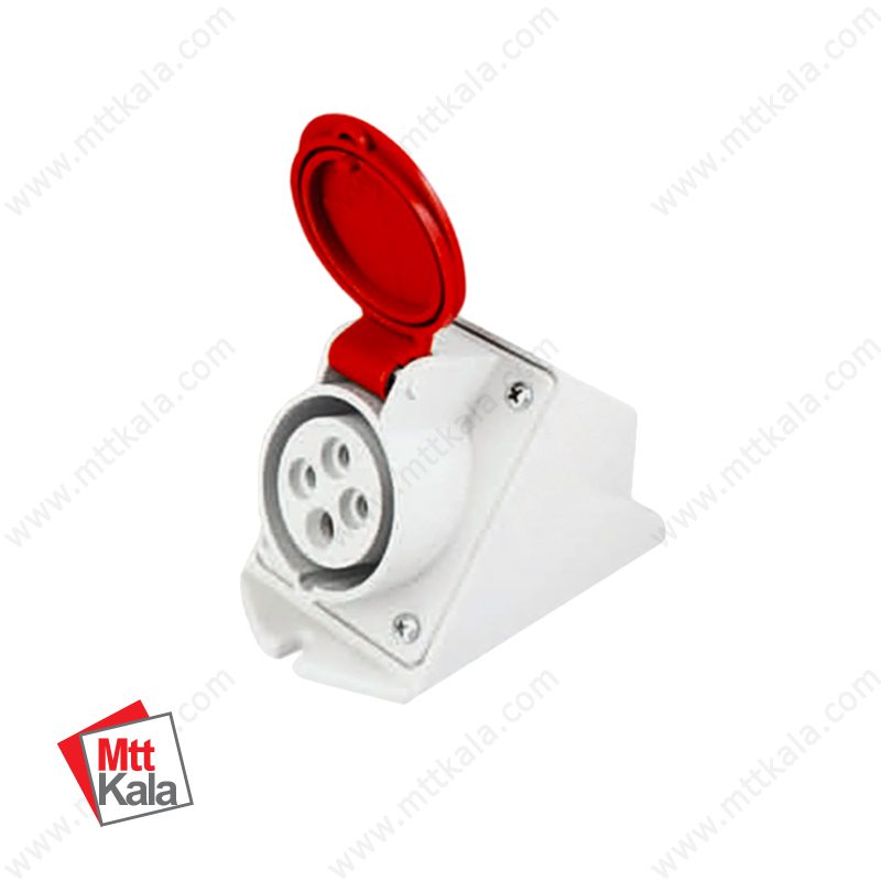 پریز دیواری سه فاز 4/16 پارسا مدل 405 پریز دیواری سه فاز 4/16 پارسا مدل 405