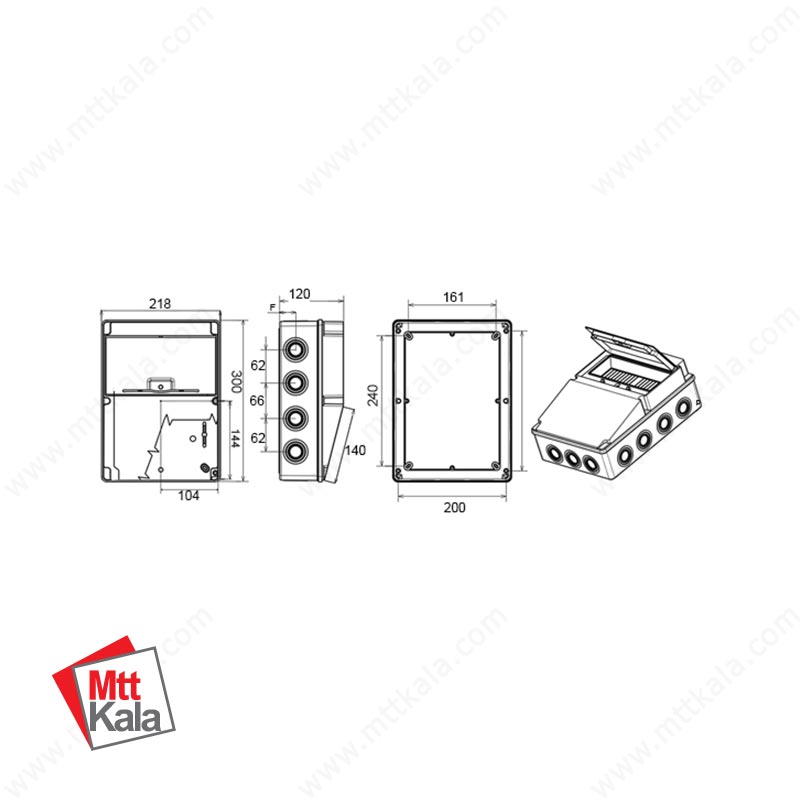 جعبه توزیع 326-30005 پارسا جعبه توزیع 326-30005 پارسا