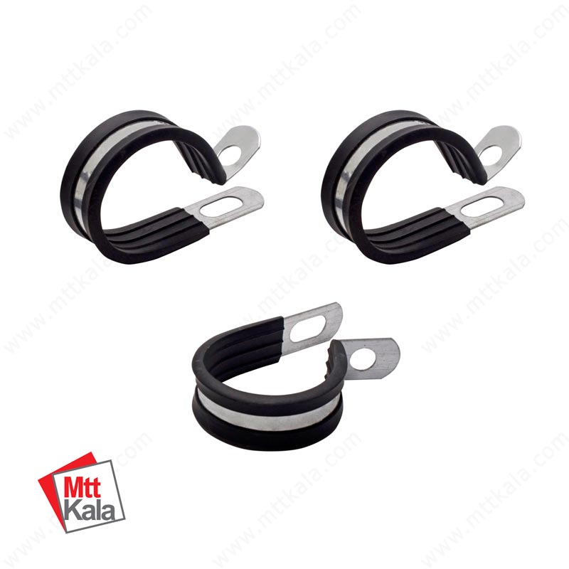 بست فلزی عایق دار سایز 25 بست فلزی عایق دار سایز 25