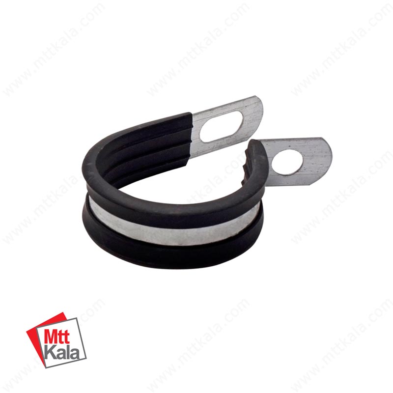 بست فلزی عایق دار سایز 60 بست فلزی عایق دار سایز 60