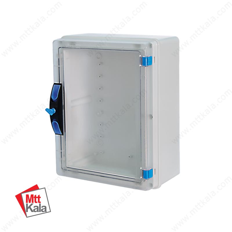 تابلو برق با درب طولی شفاف سایز 164*280*370 پارسا تابلو برق با درب طولی شفاف سایز 164*280*370 پارسا