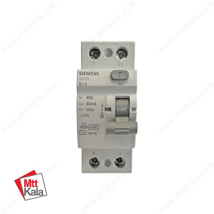 کلید محافظ جان تک فاز 40 آمپر کلید محافظ جان تک فاز 40 آمپر