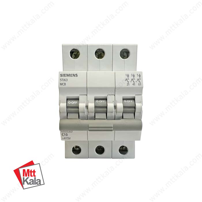 کلید مینیاتوری سه پل 25 آمپر زیمنس کلید مینیاتوری سه پل 25 آمپر زیمنس