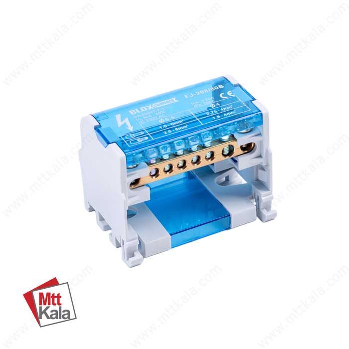 ترمینال توزیع دو پل مدل 208/80A کد ENVDB-208/80A ترمینال توزیع دو پل مدل 208/80A کد ENVDB-208/80A