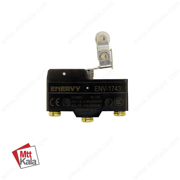میکروسوئیچ اهرمی غلتکی ENVMS-1743 میکروسوئیچ اهرمی غلتکی ENVMS-1743