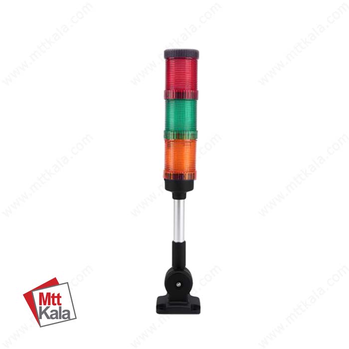 چراغ آلارم سه طبقه بازر دار قطر 50 برند ENERVY چراغ آلارم سه طبقه بازر دار قطر 50 برند ENERVY