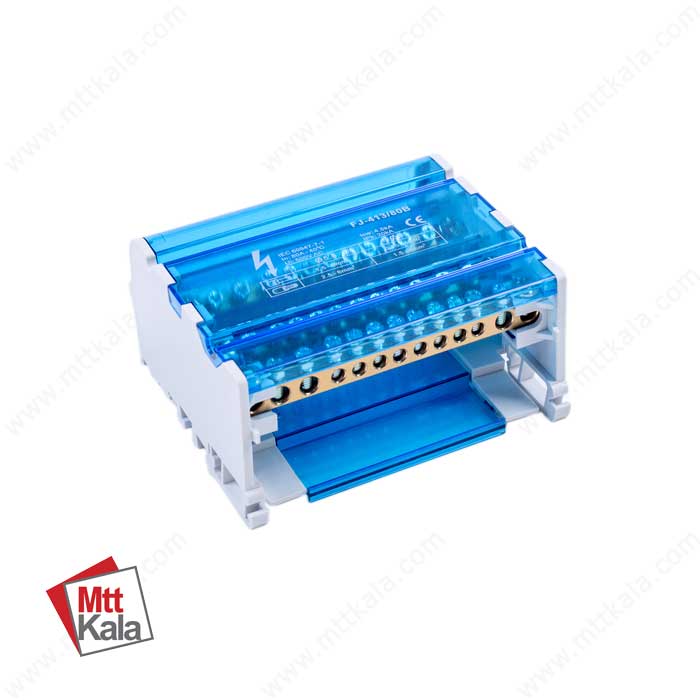 ترمینال توزیع 4 پل مدلENVDB-413-80A ترمینال توزیع 4 پل 80 آمپر مدل ENVDB-413/80A