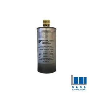 خازن 7.5 کیلووار رزینی 400 ولت صبا کد MKP400-D-7.5